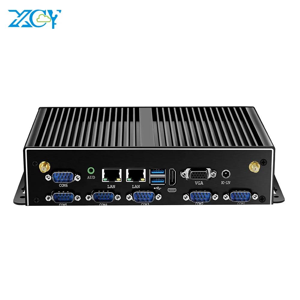 XCY-Ҹ  ̴ PC,  ھ i7 5500U 2x GbE LAN 6x COM RS232 HDMI VGA 6x USB  WiFi 4G LTE Windows Linux